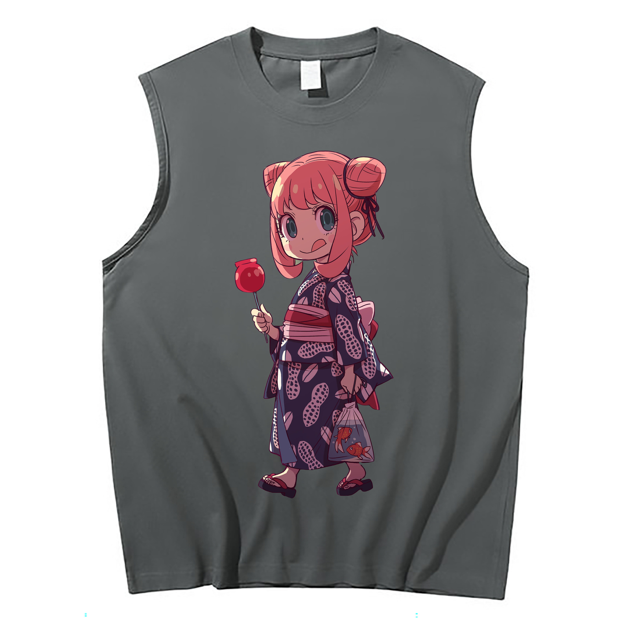 （画像用） SPY×FAMILY间谍家家酒 コットン100％タンクトップ（フロントプリント）